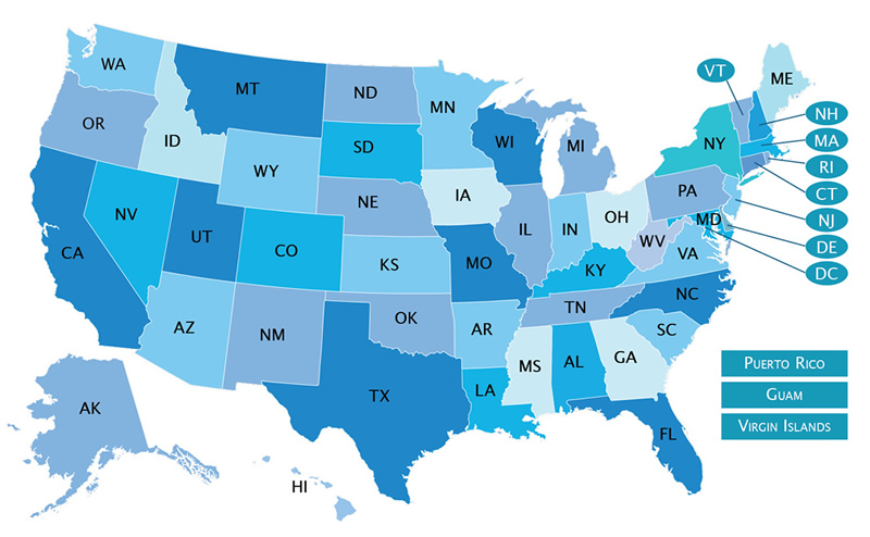 Choose your State from the list below